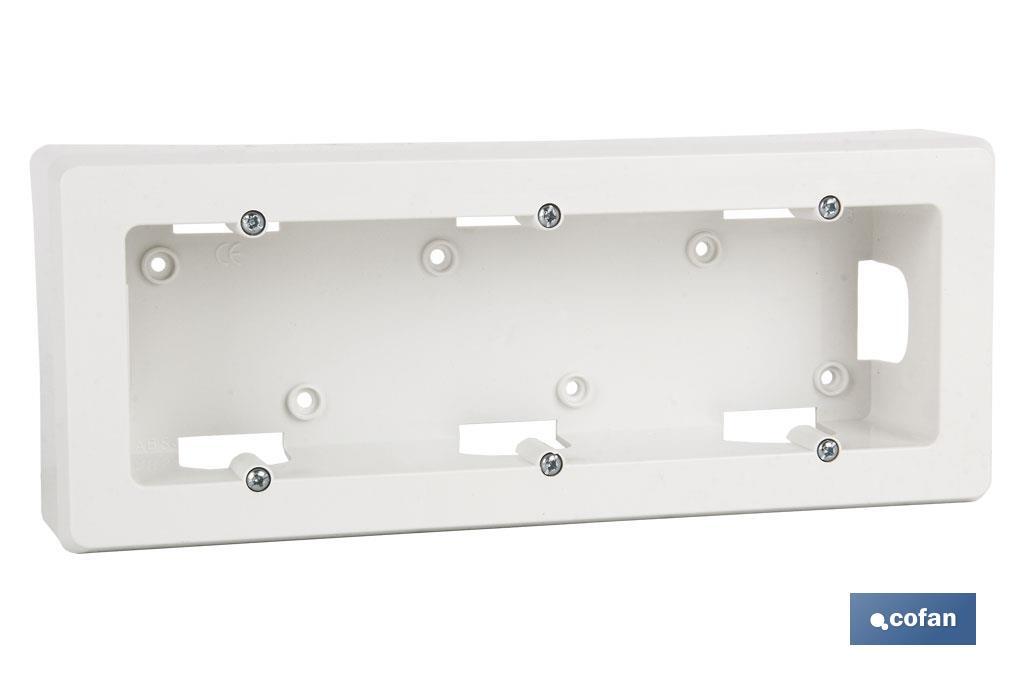 ZÓCALO SUPERFICIE 165X96X43 PARA 2 ELEMENTO. BLANCO 3 ZÓCALO SUPERFICIE 165X96X43 PARA 2 ELEMENTO. BLANCO - Imagen 3