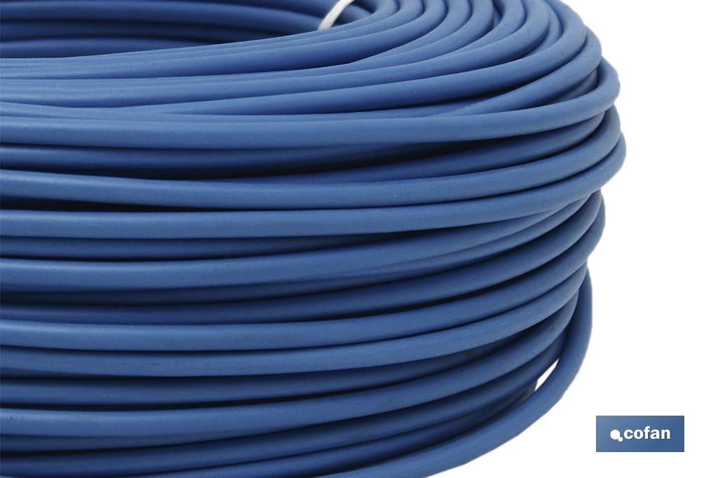 ROLLO CABLE H07V-K 1X1,5MM2 AZUL (100M) 1 ROLLO CABLE H07V-K 1X1,5MM2 AZUL (100M)