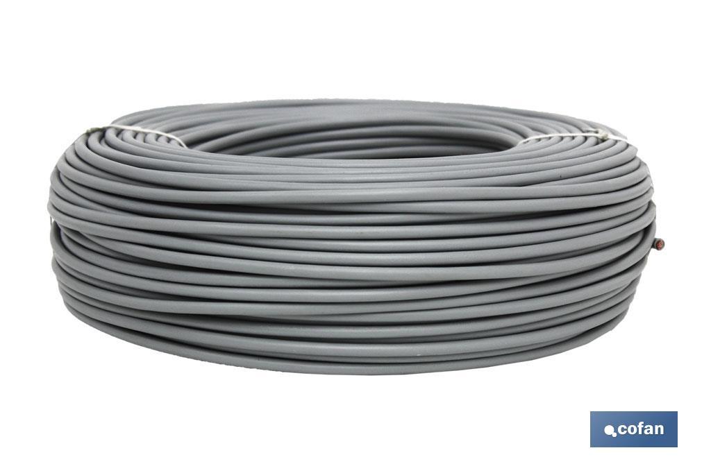 ROLLO CABLE H07V-K 1X1,5MM2 GRIS (100M) 1 ROLLO CABLE H07V-K 1X1,5MM2 GRIS (100M)