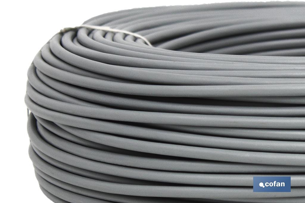 ROLLO CABLE H07V-K 1X1,5MM2 GRIS (100M) 2 ROLLO CABLE H07V-K 1X1,5MM2 GRIS (100M) - Imagen 2