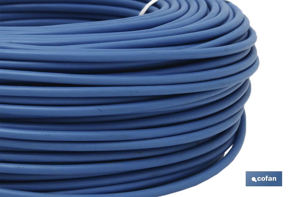 ROLLO CABLE H07V-K 1X2,5MM2 AZUL (100M) 2 ROLLO CABLE H07V-K 1X2,5MM2 AZUL (100M) - Imagen 2