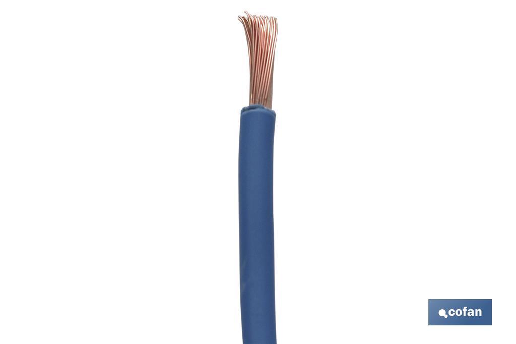 ROLLO CABLE H07V-K 1X2,5MM2 AZUL (100M) 3 ROLLO CABLE H07V-K 1X2,5MM2 AZUL (100M) - Imagen 3