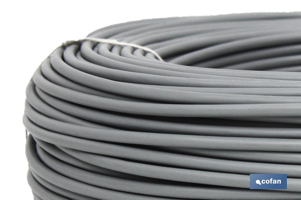 ROLLO CABLE H07V-K 1X2,5MM2 GRIS (100M) 2 ROLLO CABLE H07V-K 1X2,5MM2 GRIS (100M) - Imagen 2