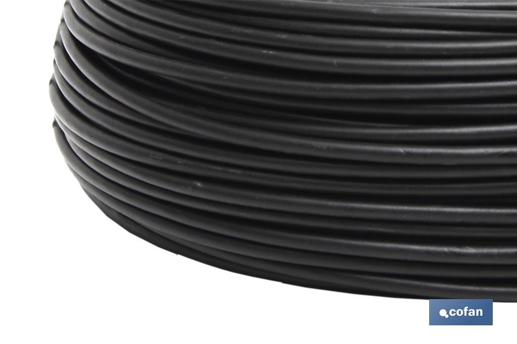 ROLLO CABLE H07V-K 1X2,5MM2 NEGRO (100M) 2 ROLLO CABLE H07V-K 1X2,5MM2 NEGRO (100M) - Imagen 2