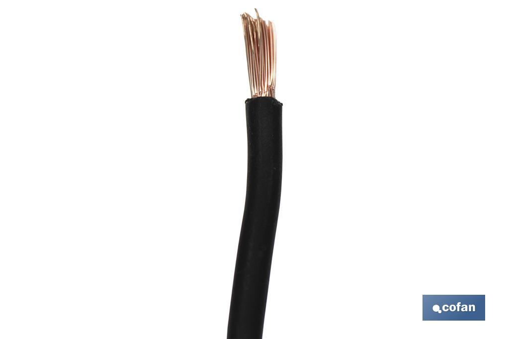 ROLLO CABLE H07V-K 1X2,5MM2 NEGRO (100M) 3 ROLLO CABLE H07V-K 1X2,5MM2 NEGRO (100M) - Imagen 3