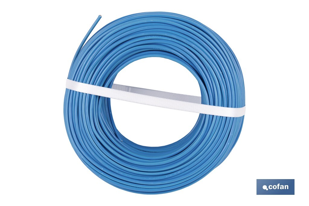 ROLLO CABLE H07V-K 1X4MM2 AZUL (100 M) 3 ROLLO CABLE H07V-K 1X4MM2 AZUL (100 M) - Imagen 3