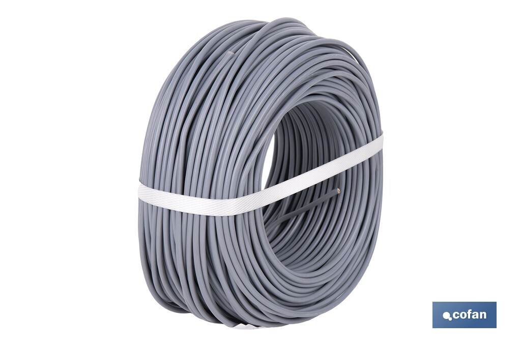 ROLLO CABLE H07V-K 1X4MM2 GRIS (100 M) 2 ROLLO CABLE H07V-K 1X4MM2 GRIS (100 M) - Imagen 2