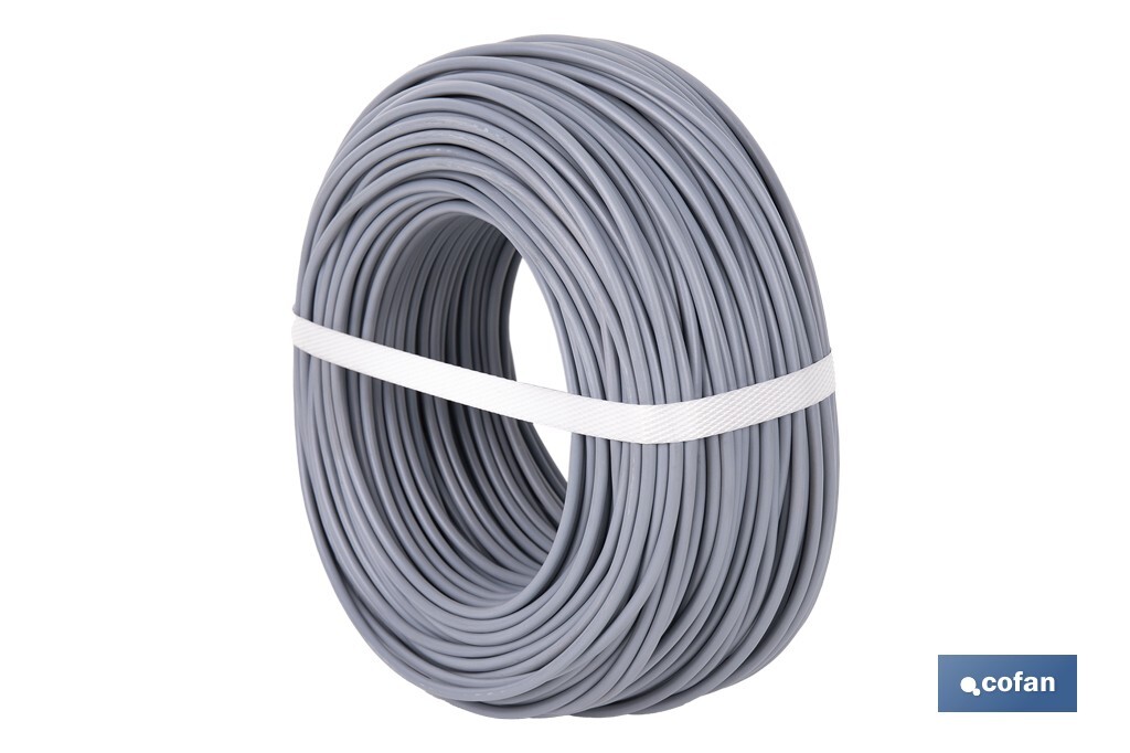 ROLLO CABLE H07V-K 1X4MM2 GRIS (100 M) 4 ROLLO CABLE H07V-K 1X4MM2 GRIS (100 M) - Imagen 4