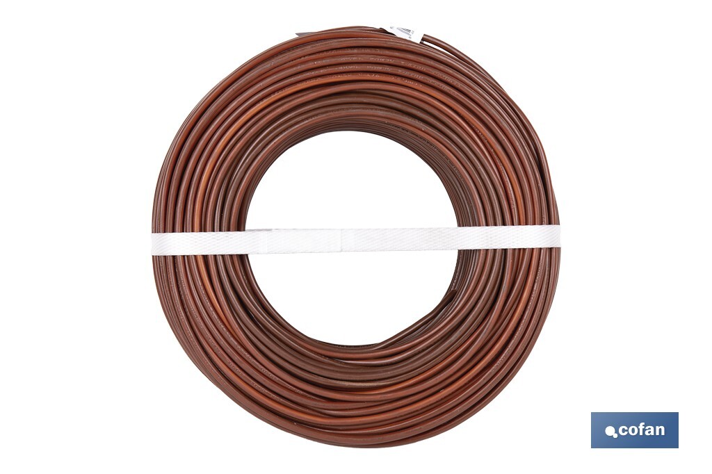 ROLLO CABLE H07V-K 1X4MM2 MARRÓN (100 M) 3 ROLLO CABLE H07V-K 1X4MM2 MARRÓN (100 M) - Imagen 3