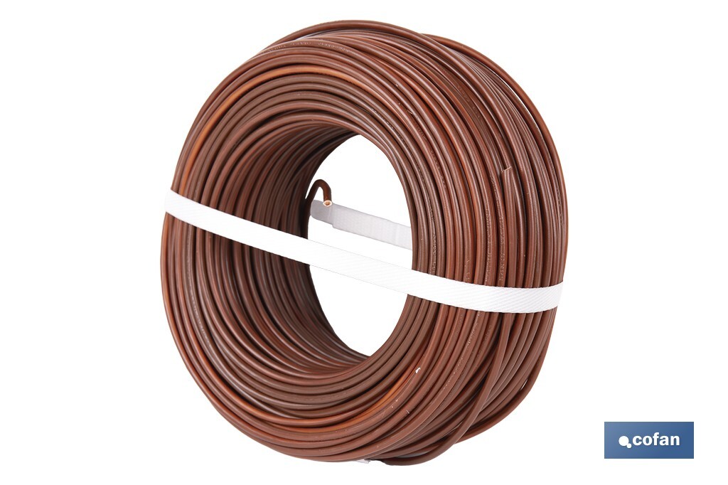 ROLLO CABLE H07V-K 1X4MM2 MARRÓN (100 M) 4 ROLLO CABLE H07V-K 1X4MM2 MARRÓN (100 M) - Imagen 4