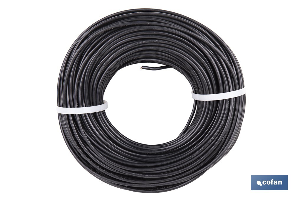 ROLLO CABLE H07V-K 1X4MM2 NEGRO (100 M) 3 ROLLO CABLE H07V-K 1X4MM2 NEGRO (100 M) - Imagen 3