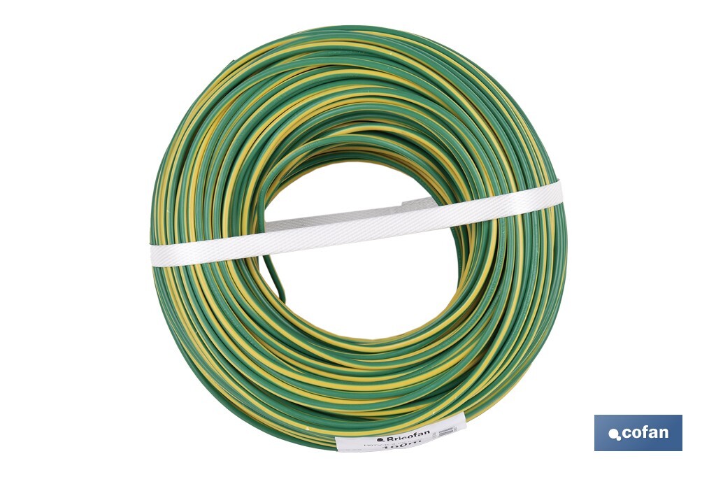 ROLLO CABLE H07V-K 1X4MM2 AMAR/VERDE (100 M) 3 ROLLO CABLE H07V-K 1X4MM2 AMAR/VERDE (100 M) - Imagen 3