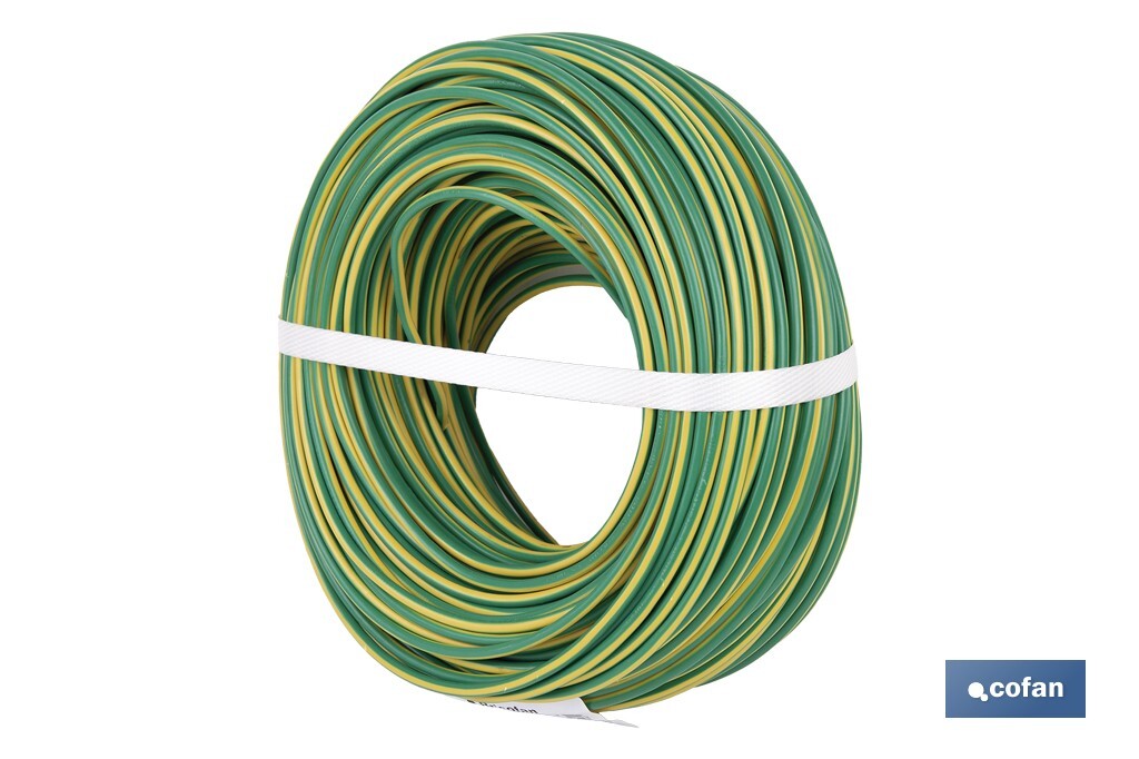 ROLLO CABLE H07V-K 1X4MM2 AMAR/VERDE (100 M) 4 ROLLO CABLE H07V-K 1X4MM2 AMAR/VERDE (100 M) - Imagen 4