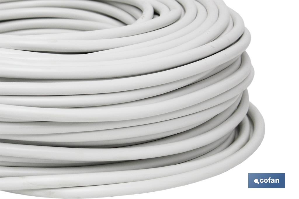 ROLLO 100M MANGUERA BLANCO H05VV-F (3X1MM) 2 ROLLO 100M MANGUERA BLANCO H05VV-F (3X1MM) - Imagen 2