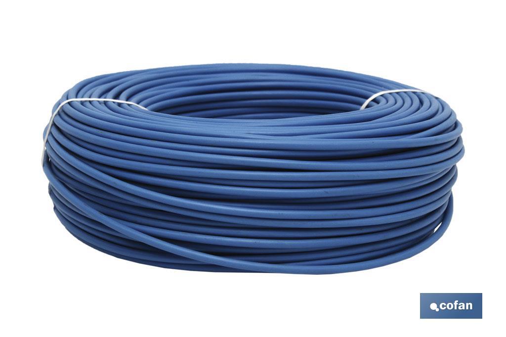 ROLLO CABLE H07V-K 1X6MM2 AZUL (100M) 1 ROLLO CABLE H07V-K 1X6MM2 AZUL (100M)