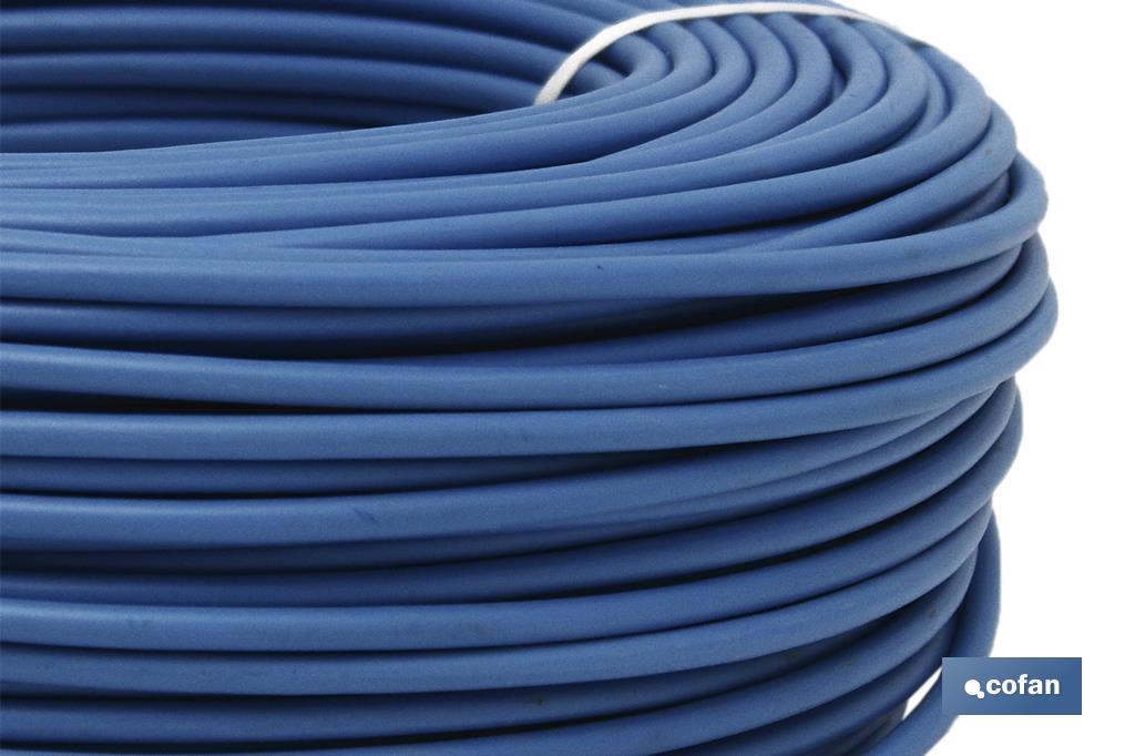 ROLLO CABLE H07V-K 1X6MM2 AZUL (100M) 2 ROLLO CABLE H07V-K 1X6MM2 AZUL (100M) - Imagen 2