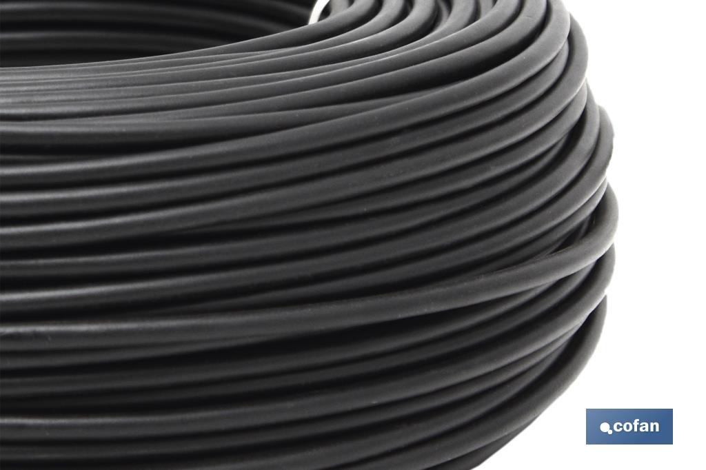 ROLLO CABLE H07V-K 1X6MM2 NEGRO (100M) 2 ROLLO CABLE H07V-K 1X6MM2 NEGRO (100M) - Imagen 2
