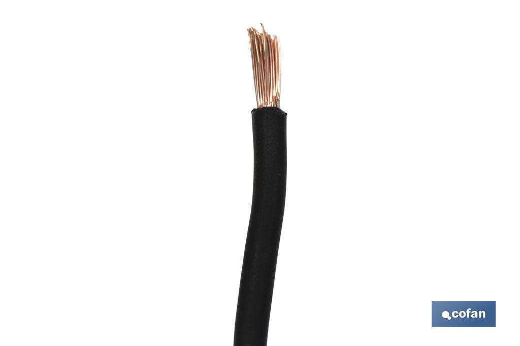 ROLLO CABLE H07V-K 1X6MM2 NEGRO (100M) 3 ROLLO CABLE H07V-K 1X6MM2 NEGRO (100M) - Imagen 3