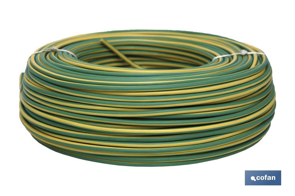 ROLLO CABLE H07V-K 1X6MM2 AMAR/VER (100M) 1 ROLLO CABLE H07V-K 1X6MM2 AMAR/VER (100M)