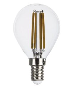 BOMBILLA LED ESFERICA FILAMENTO E14 4W 470LM 2700K