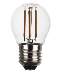 BOMBILLA LED ESFERICA FILAMENTO E27 4W 470LM 2700K