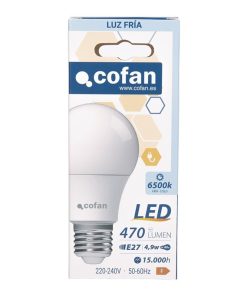 BOMBILLA LED CLASSIC E27 4.9 W 470 LM 6500 K