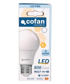 BOMBILLA LED CLASSIC E27 8 W 806 LM 6500 K