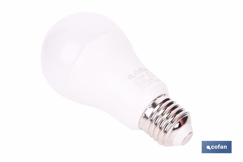 BOMBILLA CLASSIC CON SENSOR 9 W E27 806 LM 4000 K - Imagen 3