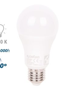 BOMBILLA CLASSIC CON SENSOR 9 W E27 806 LM 4000 K