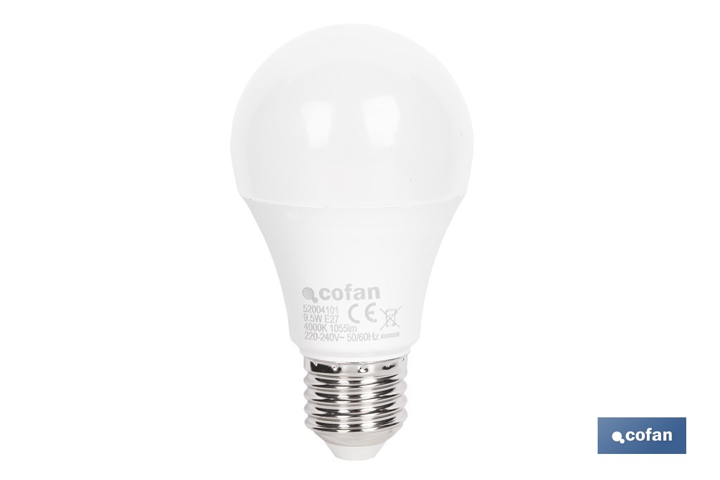 PACK DE 3 BOMBILLAS LED CLASSIC E27 9.5 W 1055 LM 4000 K 2 PACK DE 3 BOMBILLAS LED CLASSIC E27 9.5 W 1055 LM 4000 K - Imagen 2
