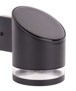 Alternative view of APLIQUE LED SOLAR NEGRO CON SENSOR 3,7 V 1,2 Ah IP65 3000 K 120 X 90 X 120 MM
