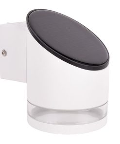 Alternative view of APLIQUE LED SOLAR BLANCO CON SENSOR 3,7 V 1,2 Ah IP65 3000 K 120 X 90 X 120 MM