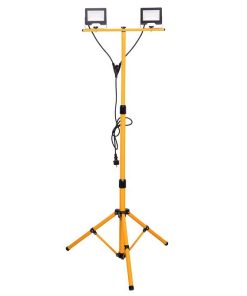 TRÍPODE TELESCÓPICO CON 2 PROYECTORES LED 2 X 20 W 6500 K 1,4 M