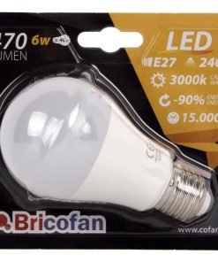 Alternative view of BOMBILLA LED 6W CLASIC 240º 470LM 3000K
