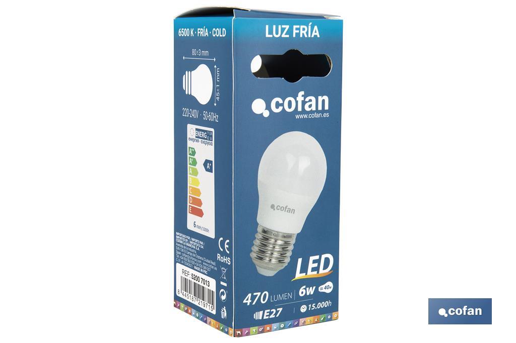 BOMBILLA LED 8W ESFÉRICA E14 220º 810LM 4000K 3 BOMBILLA LED 8W ESFÉRICA E14 220º 810LM 4000K - Imagen 3