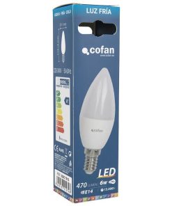 Alternative view of BOMBILLA LED 8W VELA E14 220º 810LM 4000K