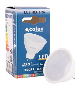 LÁMPARA LED COB 5 W GU-5.3 400 LM 4000 K