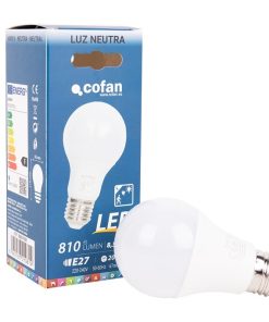 BOMBILLA CLASIC SENSOR E27 8.5W 810LM 4000K