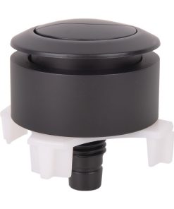 PULSADOR NEGRO DE DOBLE DESCARGA PARA DESCARGADOR MODELO EUME