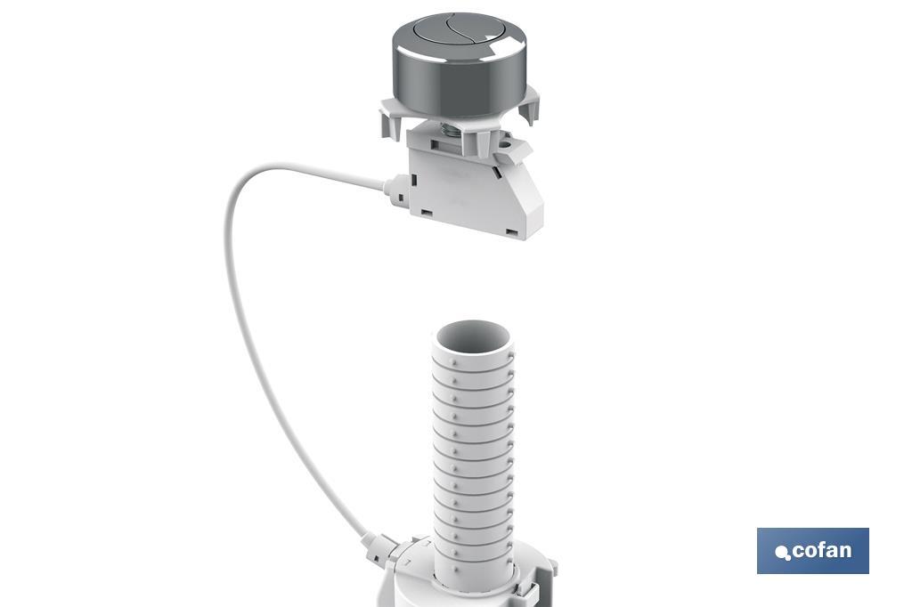 DESCARGADOR WC CON DOBLE PULSADOR MODELO EUME 3 DESCARGADOR WC CON DOBLE PULSADOR MODELO EUME - Imagen 3