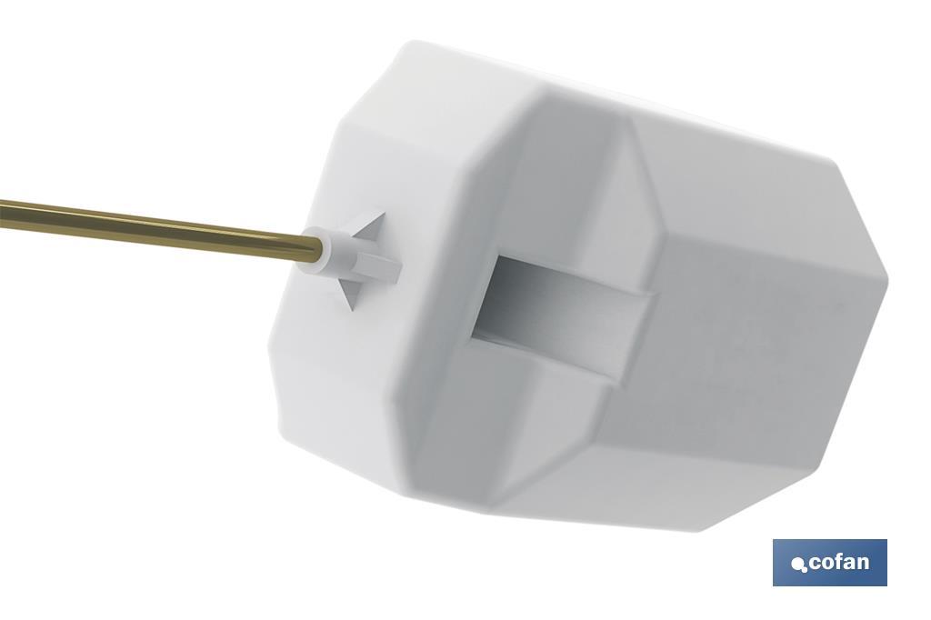 GRIFO DE ALIMENTACIÓN WC LATERAL CON BOYA MODELO DISMAL 3 GRIFO DE ALIMENTACIÓN WC LATERAL CON BOYA MODELO DISMAL - Imagen 3