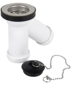 SIFÓN Y COMPACTO CON SALIDA Ø32-40 Y VÁLVULA LAVABO-BIDÉ Ø70