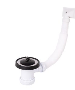 VÁLVULA PARA FREGADERO CON REBOSADERO 1 1/2 X 70 MM