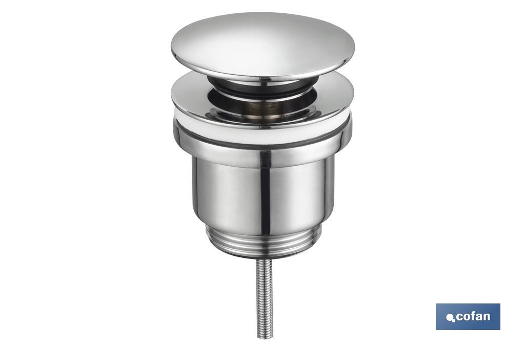 VÁLVULA CLICK-CLACK CON TAPÓN GRANDE Ø63 MM 1 VÁLVULA CLICK-CLACK CON TAPÓN GRANDE Ø63 MM