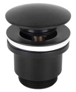 Alternative view of VÁLVULA CLICK-CLACK NEGRA CON TAPÓN GRANDE Ø63 MM