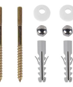 SET 2 PCS TORNILLOS VERTICALES FIJACIÓN INODORO 5 X 75