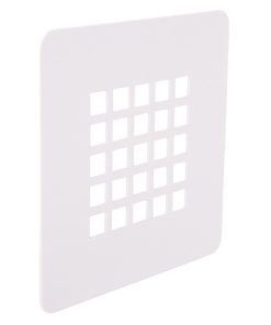 REJILLA DE DUCHA EN BLANCO MATE 125 X 125 MM