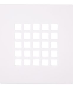 Alternative view of REJILLA DE DUCHA EN BLANCO MATE 125 X 125 MM