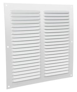 REJILLA DE VENTILACIÓN ALUMINIO BLANCO 25 X 25 CM