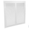REJILLA DE VENTILACIÓN ALUMINIO BLANCO 30 X 30 CM venta unitaria 2 REJILLA DE VENTILACIÓN ALUMINIO BLANCO 30 X 30 CM venta unitaria